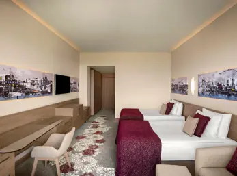 Concorde Bafra Room 6013 Deluxe Twin Yari Deniz Manzaralı 02